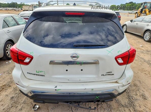 5N1DR2MM0JC649440 2018 NISSAN PATHFINDER White უკანა ხედი