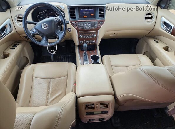 5N1DR2MM0JC649440 2018 NISSAN PATHFINDER White წინა პანელის ხედი