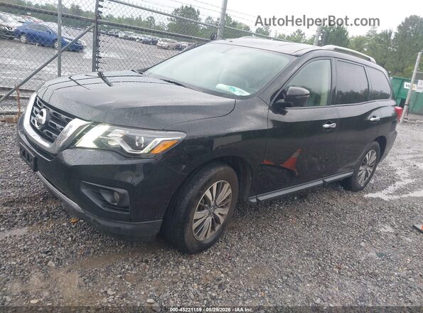 5N1DR2MM0KC613412 2019 NISSAN PATHFINDER Black Vista tres cuartos delantera izquierda