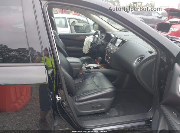 5N1DR2MM0KC652680 2019 NISSAN PATHFINDER Black Вид салону спереду