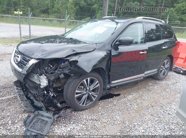 5N1DR2MM0KC652680 2019 NISSAN PATHFINDER Black Передня ліва чверть