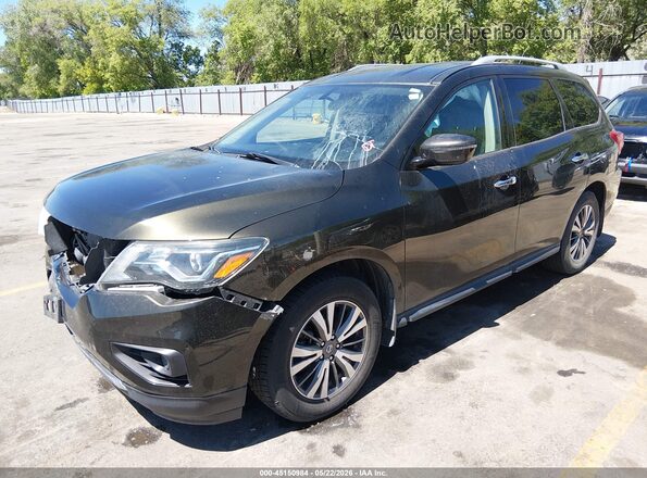 5N1DR2MM1HC635802 2017 NISSAN PATHFINDER Green Front left