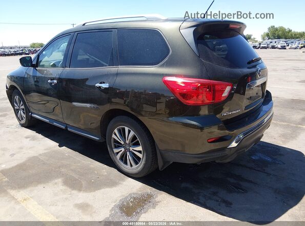 5N1DR2MM1HC635802 2017 NISSAN PATHFINDER Green Rear left