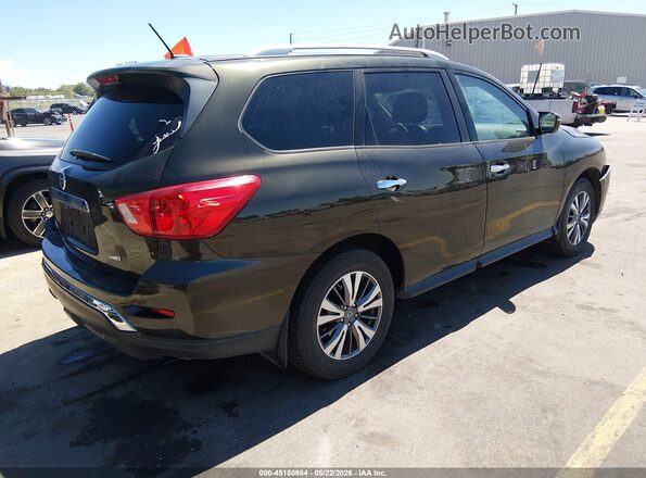 5N1DR2MM1HC635802 2017 NISSAN PATHFINDER Green Rear right
