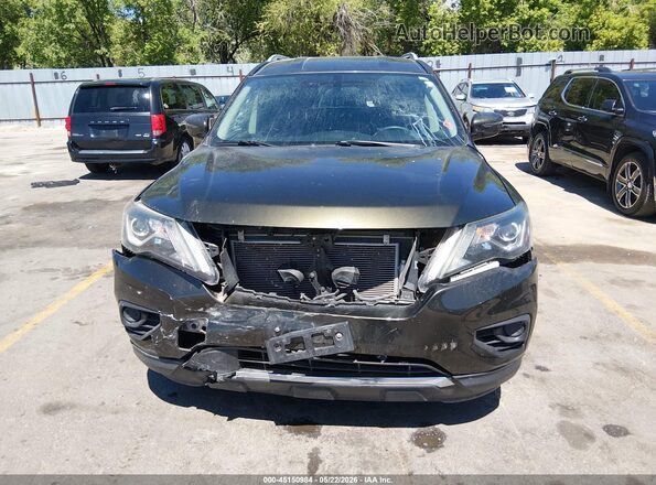 5N1DR2MM1HC635802 2017 NISSAN PATHFINDER Green Rear interior view