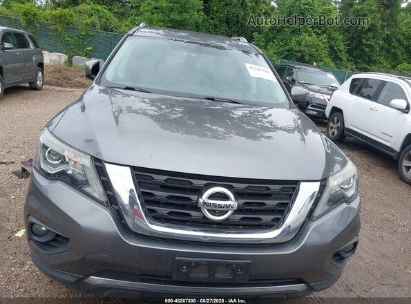 5N1DR2MM1HC655015 2017 NISSAN PATHFINDER Gray Instrument cluster view