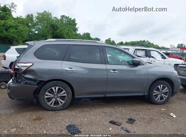 5N1DR2MM1HC655015 2017 NISSAN PATHFINDER Gray Rear interior view