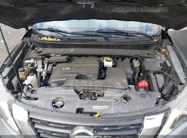 5N1DR2MM1HC677712 2017 NISSAN PATHFINDER Серый Вид сзади