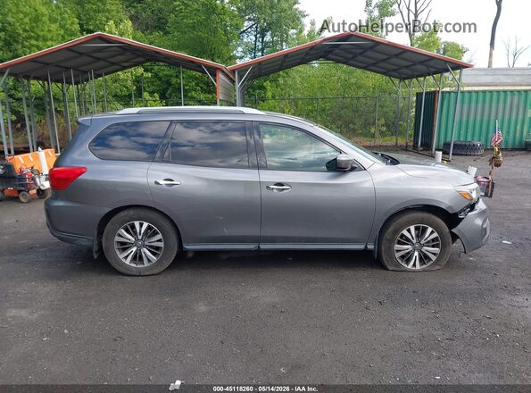 5N1DR2MM1HC677712 2017 NISSAN PATHFINDER Серый Вид задней части салона