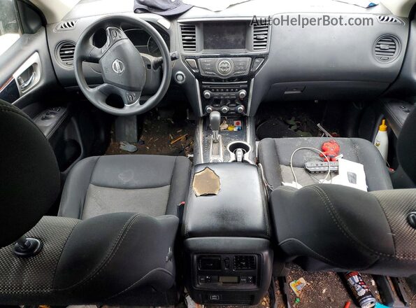 5N1DR2MM1JC664187 2018 NISSAN PATHFINDER Black Առջևի վահանակի տեսք