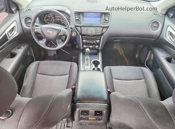 5N1DR2MM1KC576581 2019 NISSAN PATHFINDER Black Առջևի վահանակի տեսք