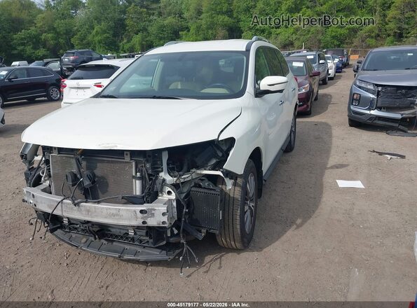 5N1DR2MM1KC590710 2019 NISSAN PATHFINDER White Առջևի ձախ երեք քառորդ տեսարան