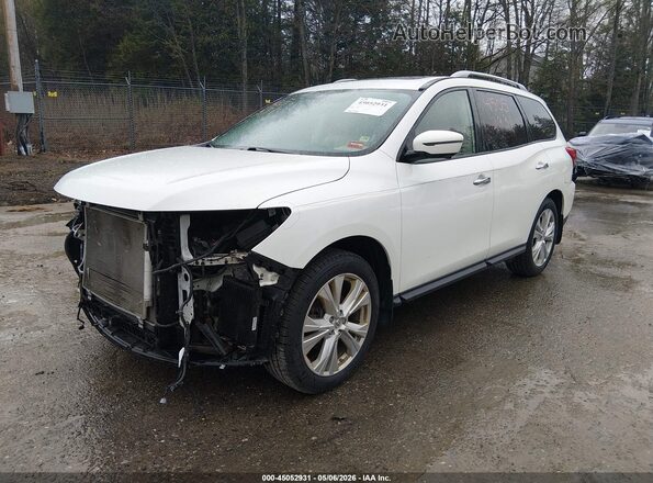 5N1DR2MM1KC596409 2019 NISSAN PATHFINDER White Przód lewy