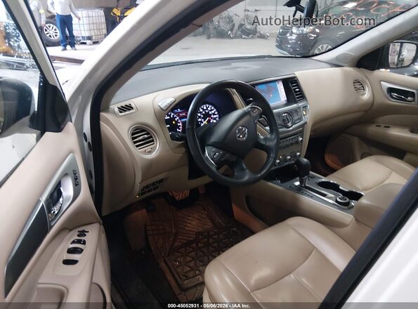 5N1DR2MM1KC596409 2019 NISSAN PATHFINDER White Widok wnętrza z przodu