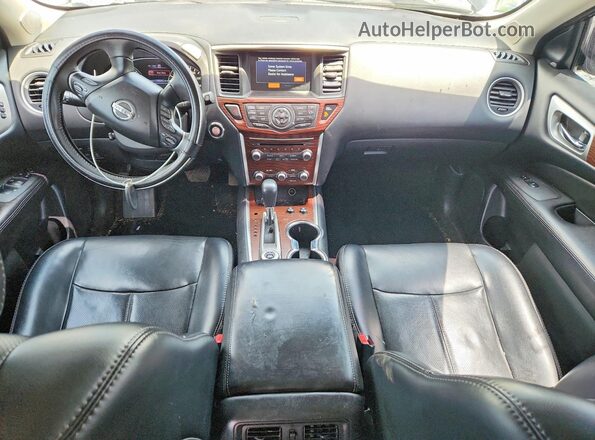 5N1DR2MM2HC676598 2017 NISSAN PATHFINDER Black Առջևի վահանակի տեսք
