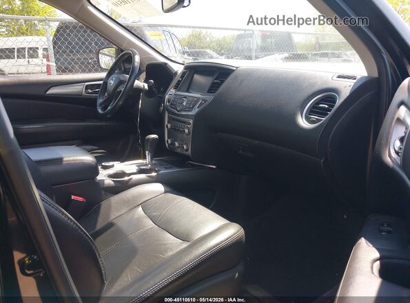 5N1DR2MM2JC633465 2018 NISSAN PATHFINDER Black Widok wnętrza z przodu