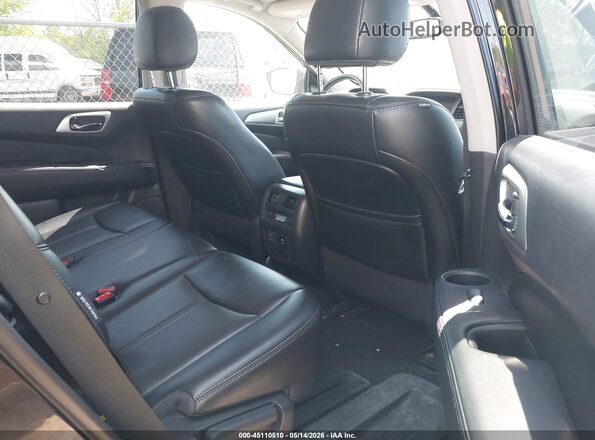5N1DR2MM2JC633465 2018 NISSAN PATHFINDER Black Widok naklejki z numerem VIN