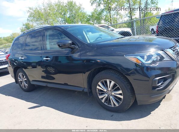 5N1DR2MM2JC633465 2018 NISSAN PATHFINDER Black Widok wnętrza z tyłu