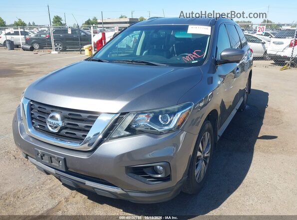 5N1DR2MM2JC667356 2018 NISSAN PATHFINDER Gray Передня ліва чверть