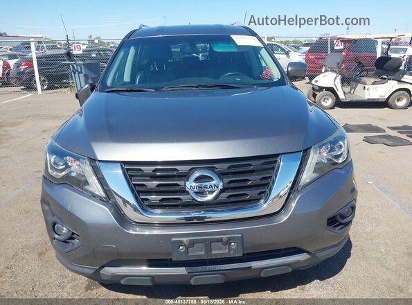 5N1DR2MM2JC667356 2018 NISSAN PATHFINDER Gray Вид щитка приладів