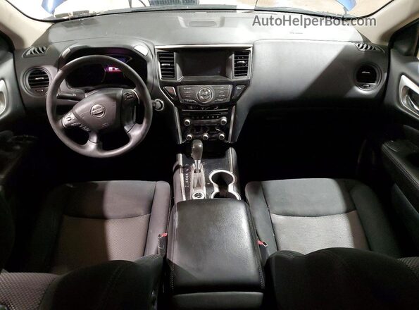 5N1DR2MM2KC585659 2019 NISSAN PATHFINDER Blue Vista del salpicadero