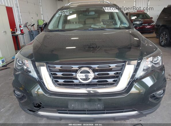 5N1DR2MM2KC641874 2019 NISSAN PATHFINDER Green ხელსაწყოთა პანელის ხედი