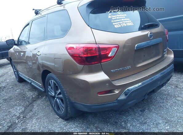 5N1DR2MM3HC612540 2017 NISSAN PATHFINDER Orange Trasero izquierdo