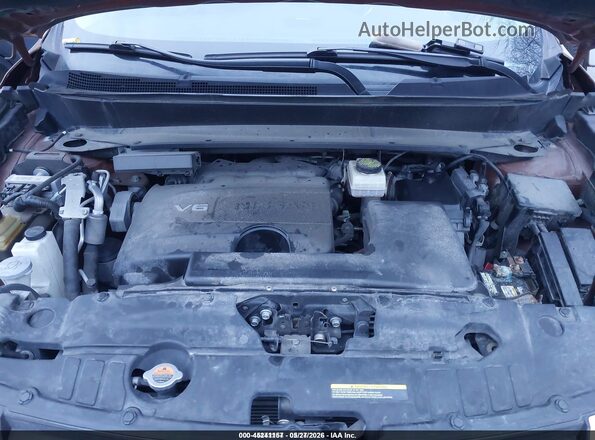 5N1DR2MM3HC612540 2017 NISSAN PATHFINDER Orange Vista trasera