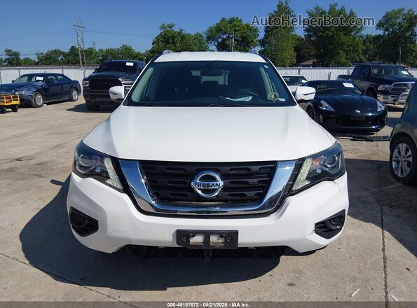 5N1DR2MM3HC621724 2017 NISSAN PATHFINDER White Вид задньої частини салону