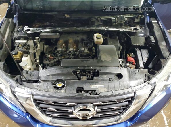 5N1DR2MM3HC629712 2017 NISSAN PATHFINDER Blue უკანა სალონის ხედი