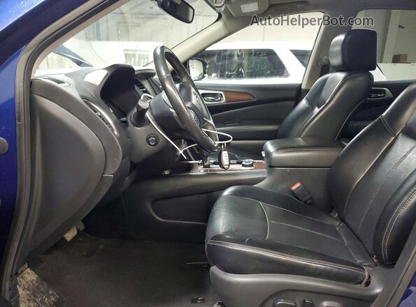 5N1DR2MM3HC629712 2017 NISSAN PATHFINDER Blue წინა სალონის ხედი