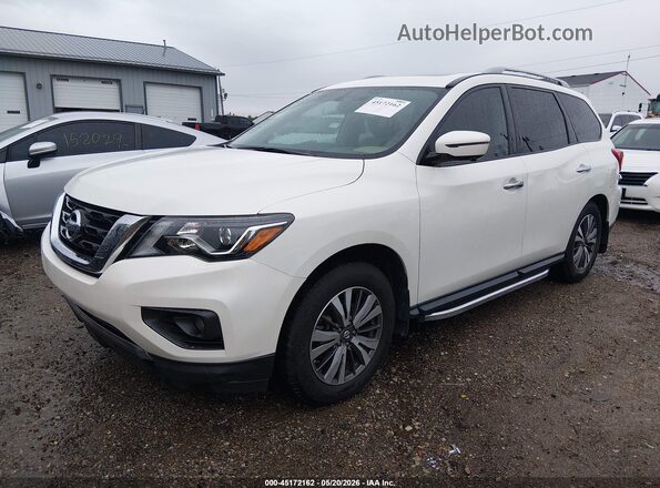 5N1DR2MM3HC668915 2017 NISSAN PATHFINDER Белый Передняя левая четверть