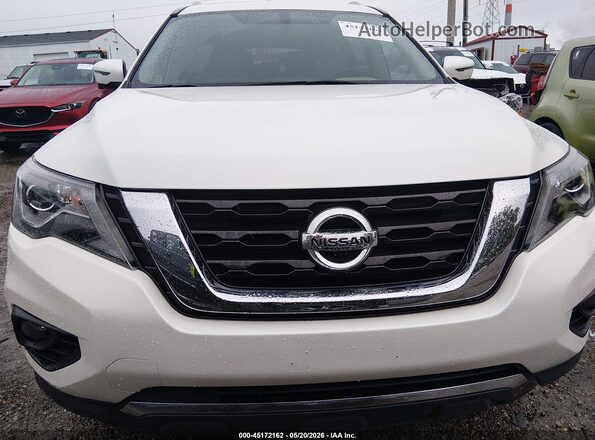 5N1DR2MM3HC668915 2017 NISSAN PATHFINDER Белый Вид щитка приборов
