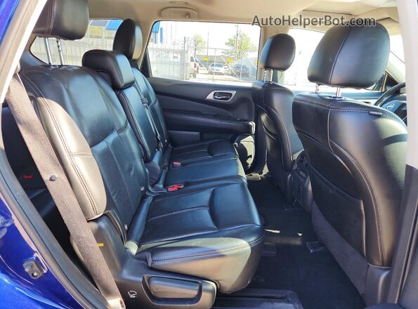 5N1DR2MM4HC620565 2017 NISSAN PATHFINDER Blue უკანა სალონის ხედი