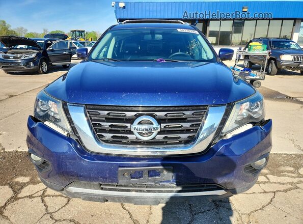 5N1DR2MM4HC620565 2017 NISSAN PATHFINDER Blue წინა ხედი