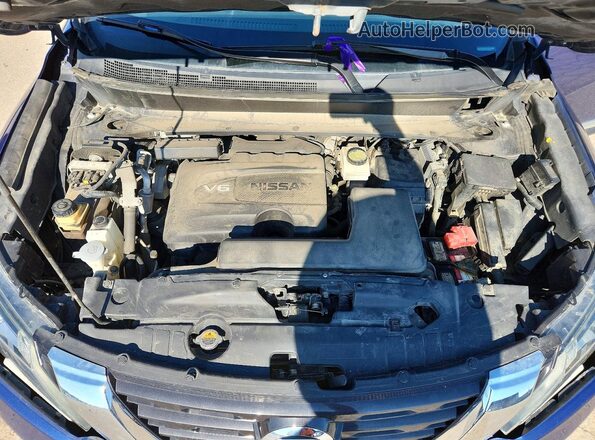 5N1DR2MM4HC620565 2017 NISSAN PATHFINDER Blue ძრავის განყოფილების ხედი