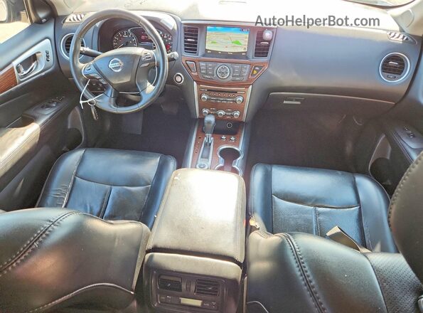 5N1DR2MM4HC620565 2017 NISSAN PATHFINDER Blue წინა პანელის ხედი