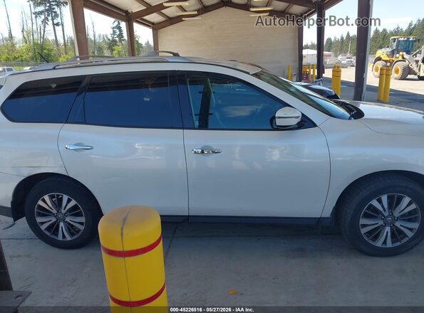 5N1DR2MM5HC603225 2017 NISSAN PATHFINDER White უკანა სალონის ხედი