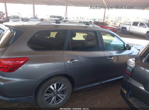 5N1DR2MM5HC632644 2017 NISSAN PATHFINDER Gray უკანა სალონის ხედი