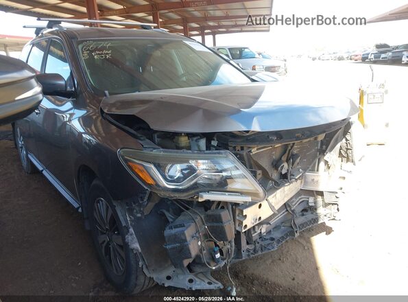 5N1DR2MM5HC632644 2017 NISSAN PATHFINDER Gray წინა ხედი