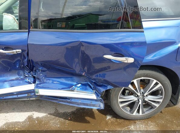 5N1DR2MM5HC910345 2017 NISSAN PATHFINDER Blue Vista frontal