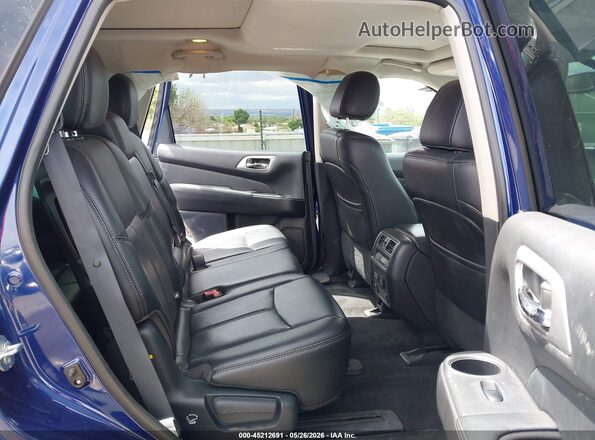 5N1DR2MM5HC910345 2017 NISSAN PATHFINDER Blue Vista de la etiqueta del VIN