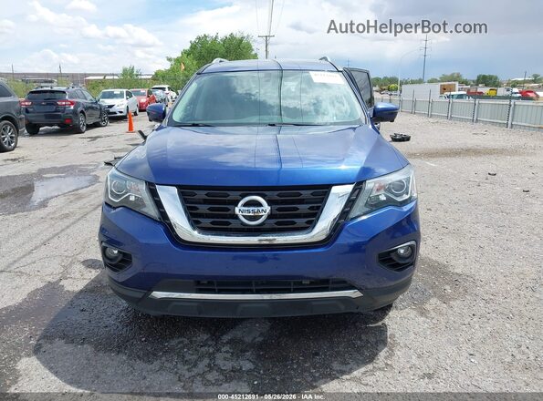 5N1DR2MM5HC910345 2017 NISSAN PATHFINDER Blue Vista del cuadro de instrumentos