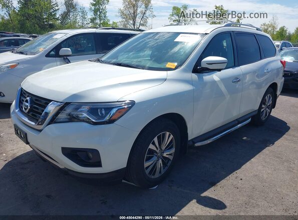 5N1DR2MM5JC654553 2018 NISSAN PATHFINDER White Przód lewy