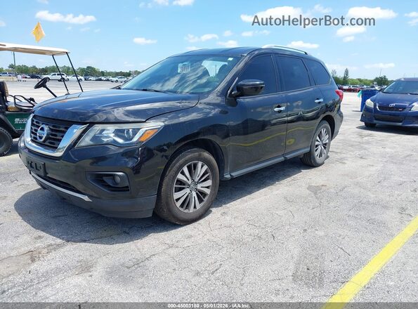 5N1DR2MM5JC663284 2018 NISSAN PATHFINDER Black Передня ліва чверть