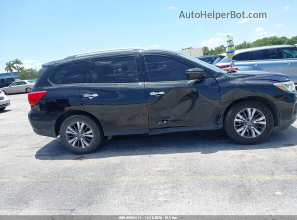 5N1DR2MM5JC663284 2018 NISSAN PATHFINDER Black Вид задньої частини салону