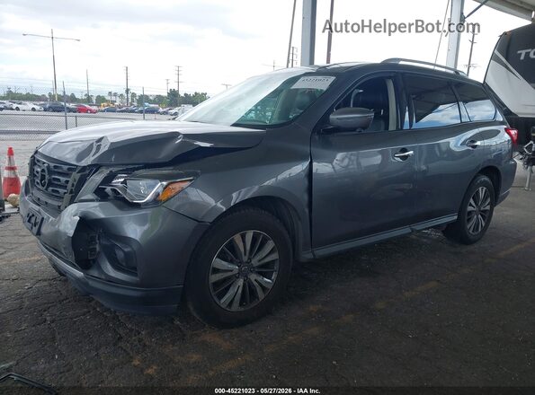 5N1DR2MM5KC619237 2019 NISSAN PATHFINDER Gray Vista tres cuartos delantera izquierda