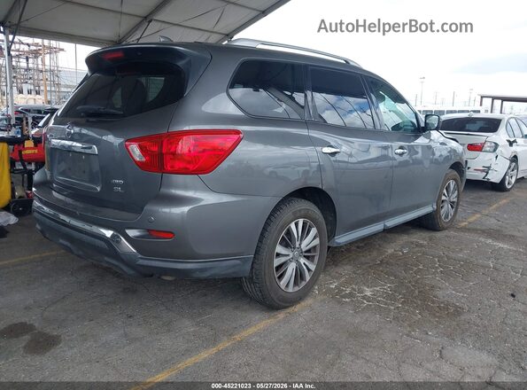 5N1DR2MM5KC619237 2019 NISSAN PATHFINDER Gray Trasero derecho