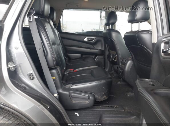 5N1DR2MM5KC619237 2019 NISSAN PATHFINDER Gray Vista de la etiqueta del VIN