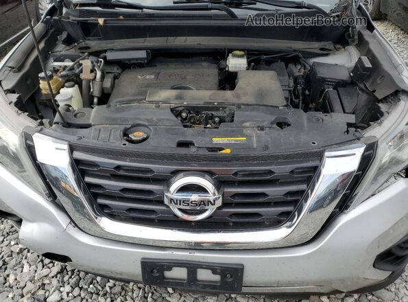 5N1DR2MM5KC619271 2019 NISSAN PATHFINDER Silver Vista del compartimento del motor